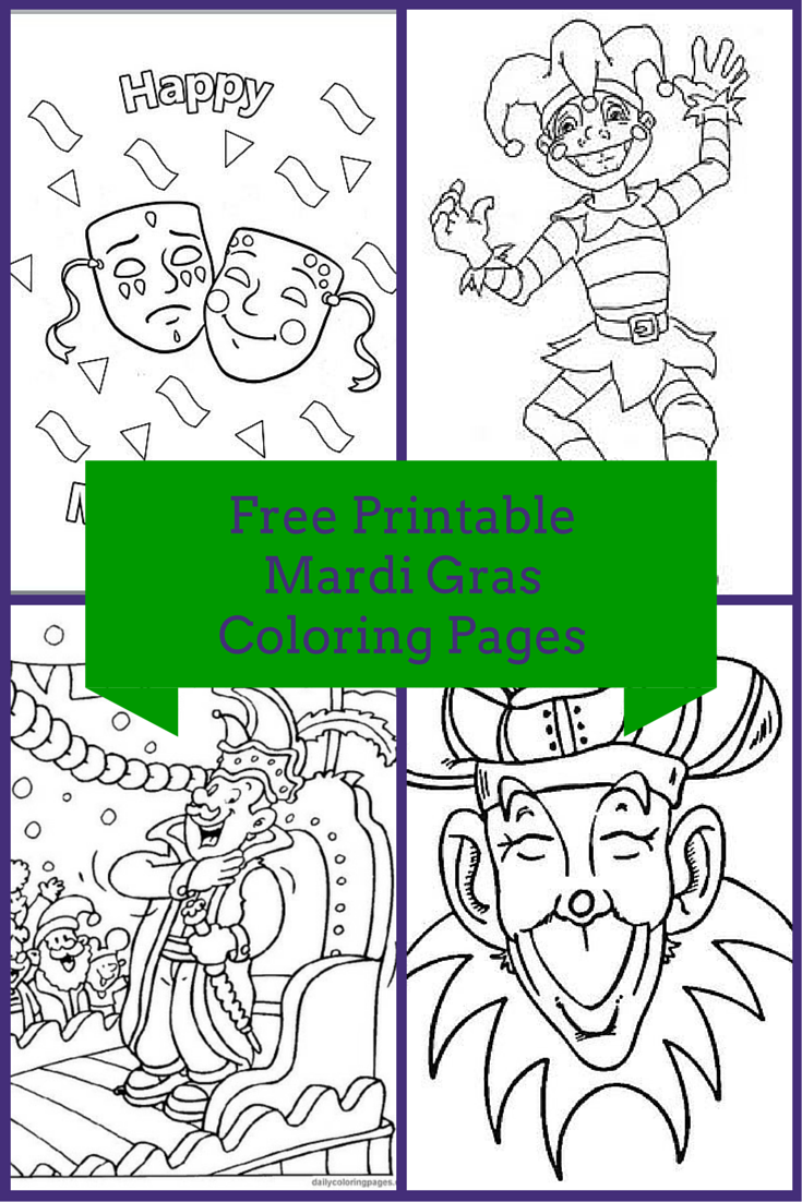 fat tuesday coloring pages - photo #11