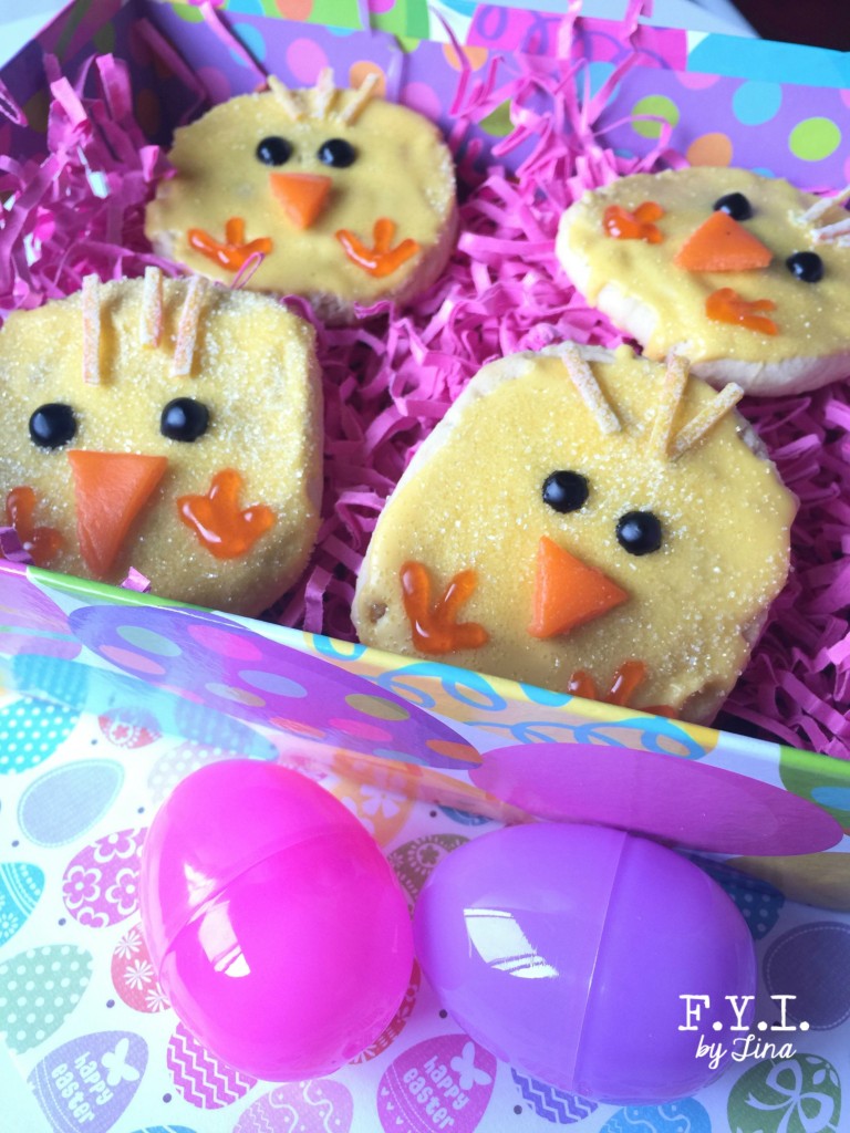 Easter Chick Cookies • FYI by Tina
