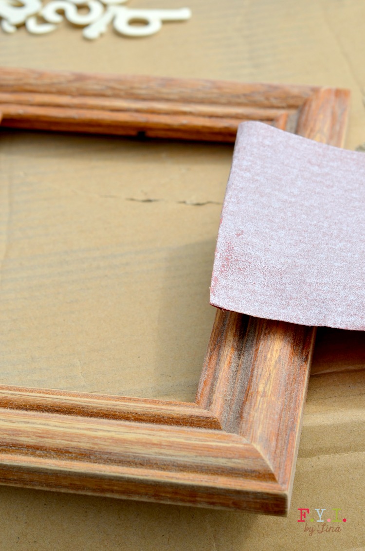 DIY Best Friends Picture Frame • FYI by Tina