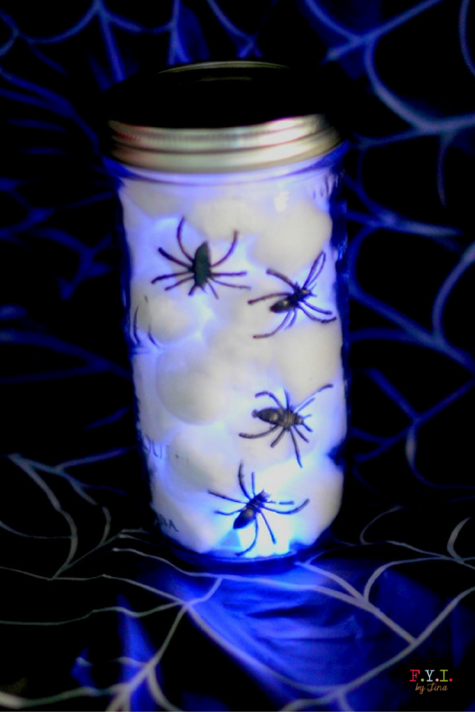 Glowing Spiders in a Jar • FYI by Tina