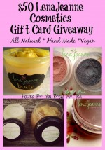 LeanJeanne Cosmetics $50 Gift Card Giveaway (ends 2/17/14)