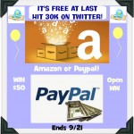 $50 Amazon or Paypal Giveaway {ends 9/21/14}