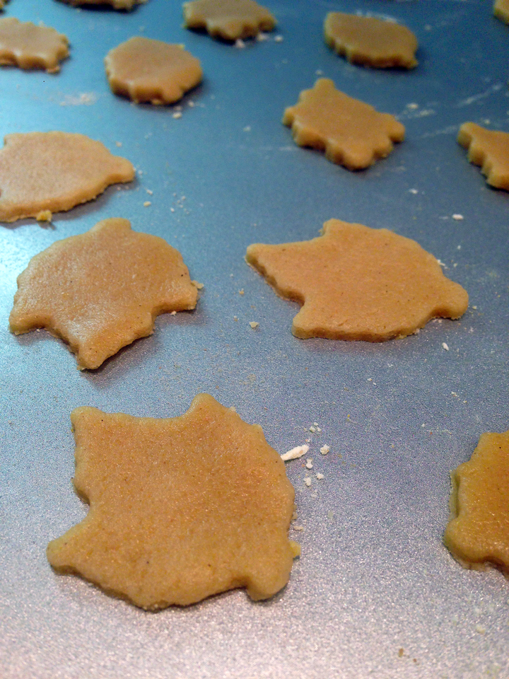 Fall Leaf Sugar Cookies In Process 9