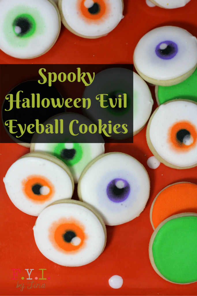 Spooky Halloween Evil Eyeball Cookies 