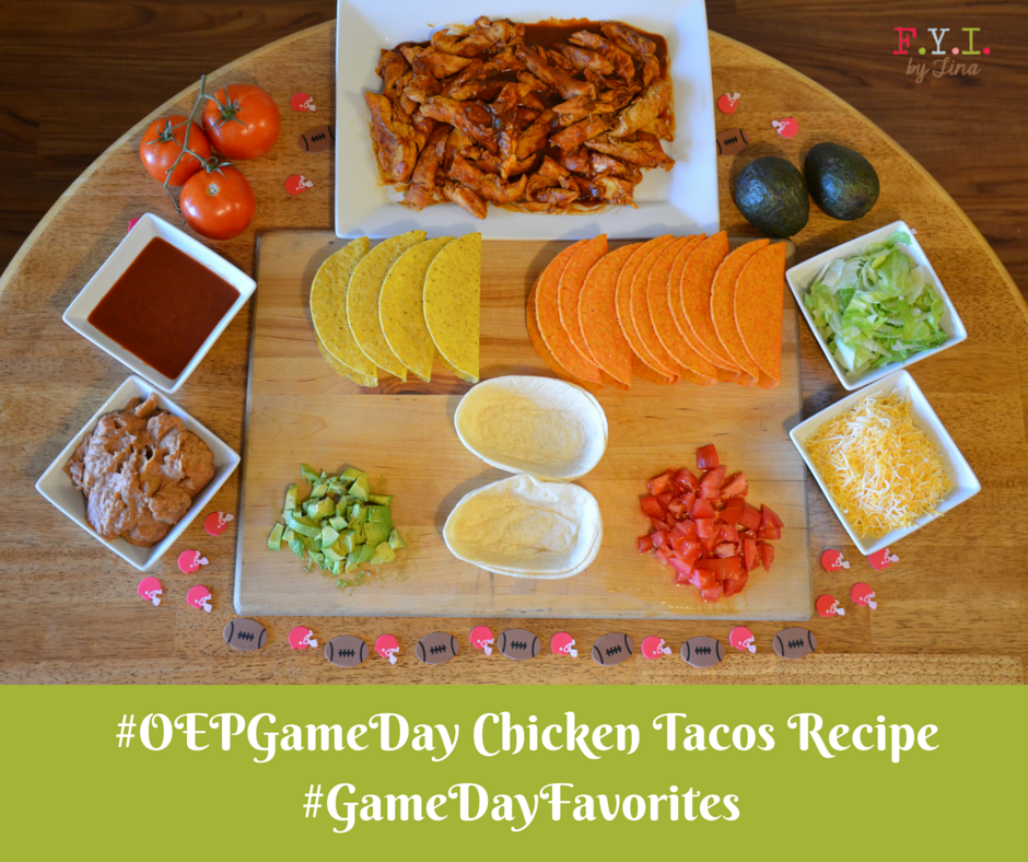 Old El Paso Game Day Chicken Tacos Recipe #GameDayFavorites #OEPGameDay