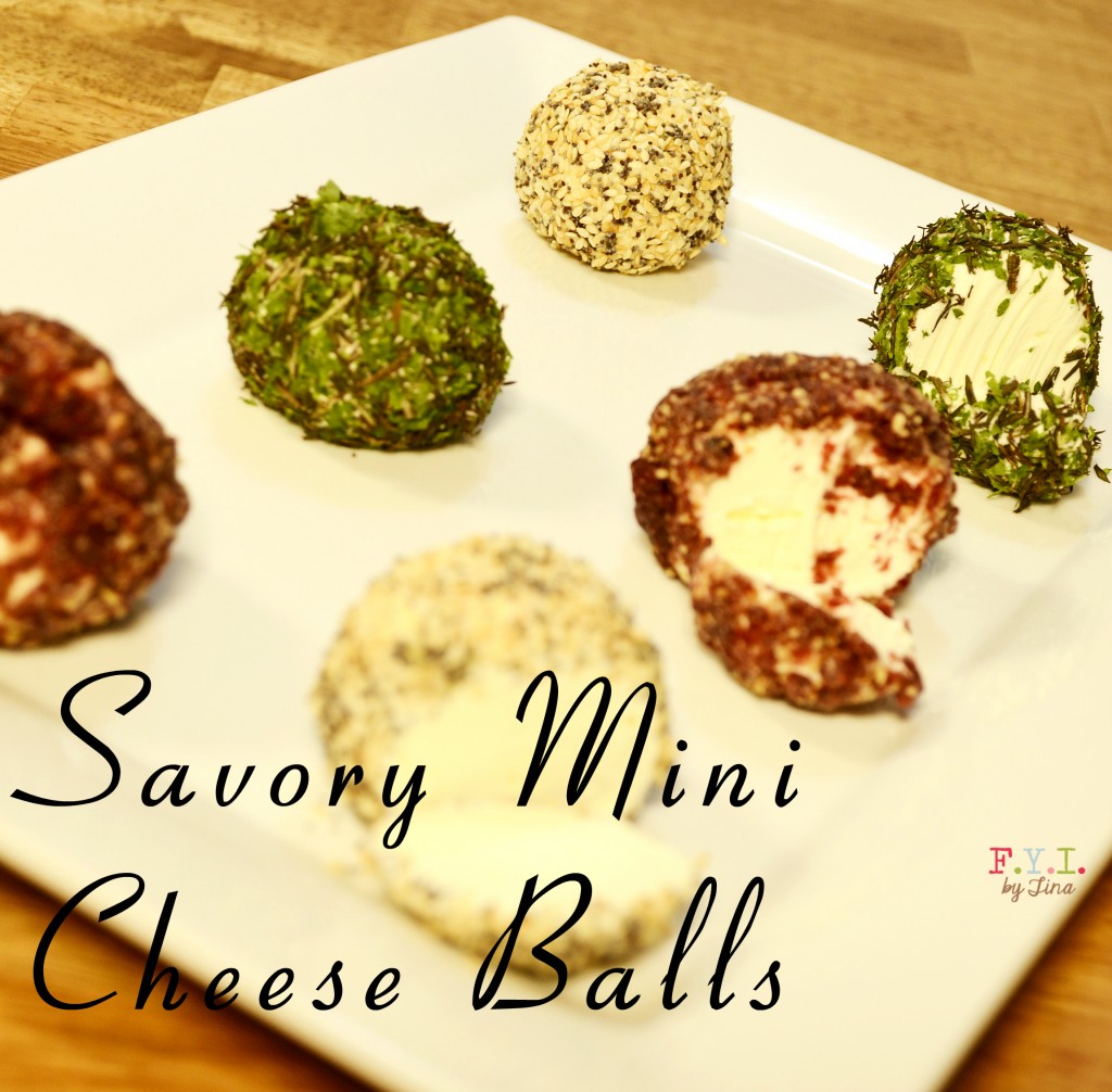 Savory Mini Cheese Balls fyibytina