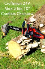 Spring Cleaning ~ Craftsman 24V Chainsaw Cordless Power