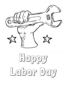 Labor Day Coloring Pages - Free Printable