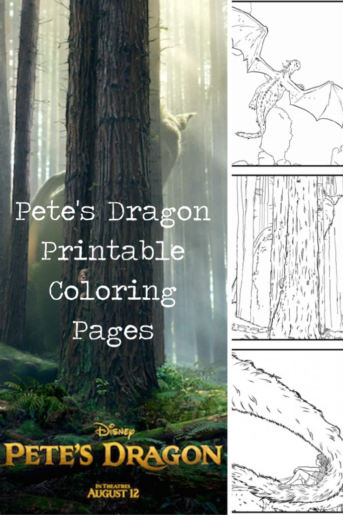 petes dragon coloring pages
