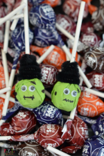 Halloween Lollipop Frankenstein Craft
