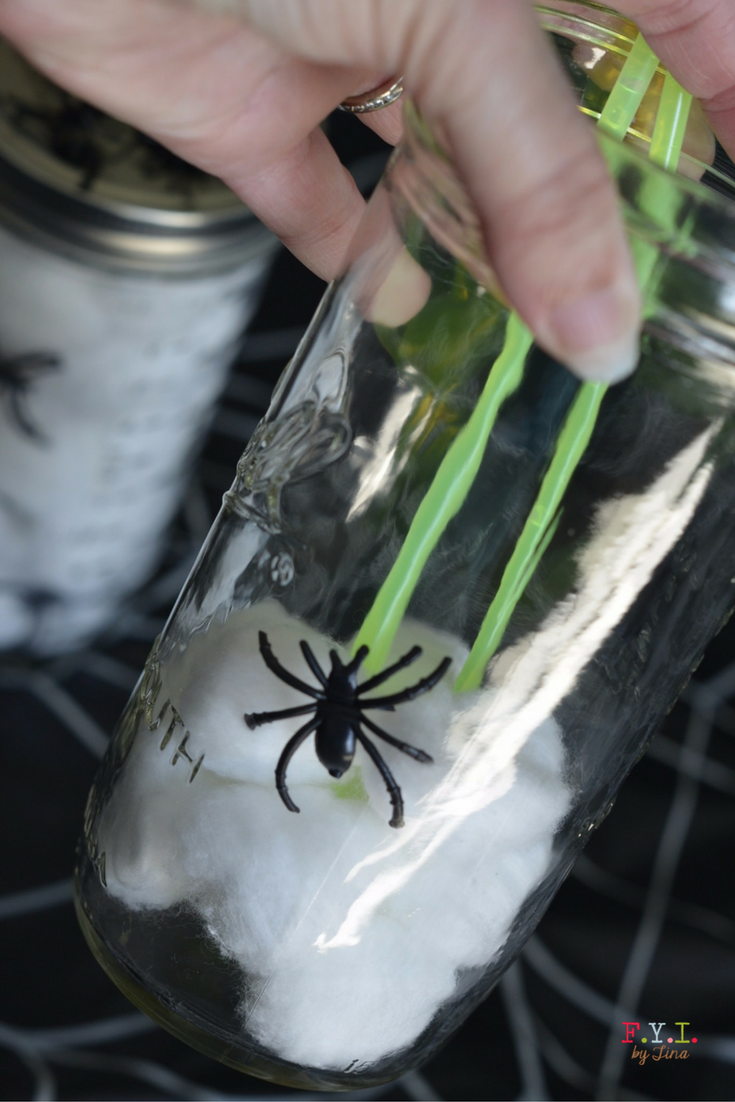 Glowing Spiders in a Jar • FYI by Tina